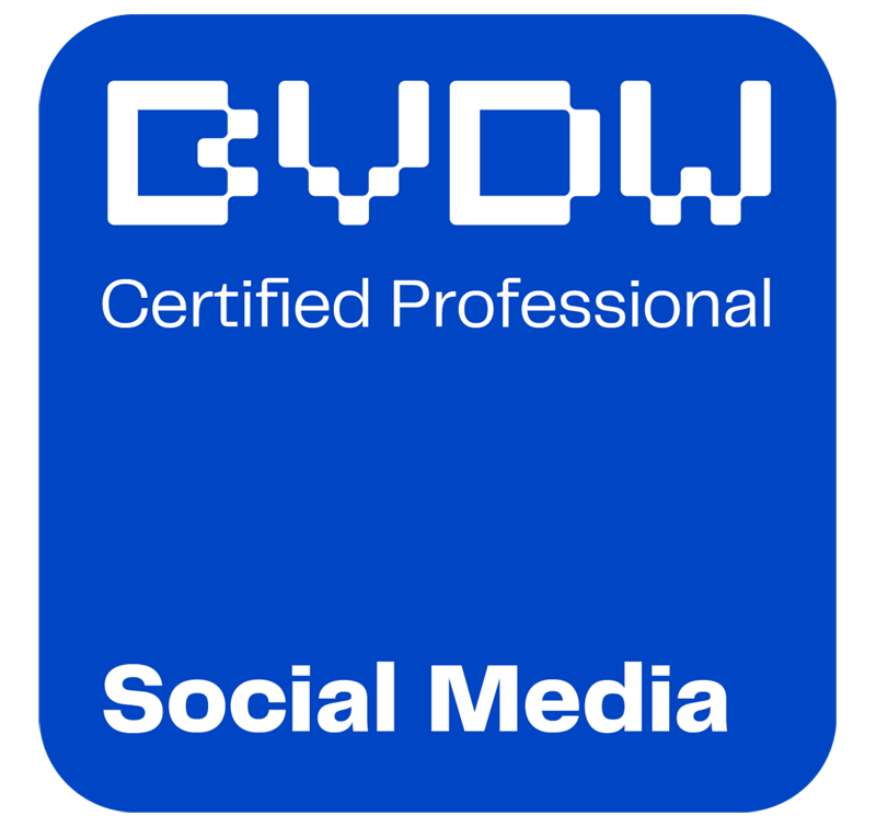 Zertifikat: Certified Professional Social Media (BVDW)
